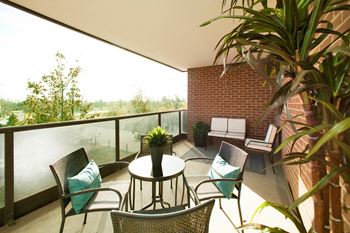 Private balcony